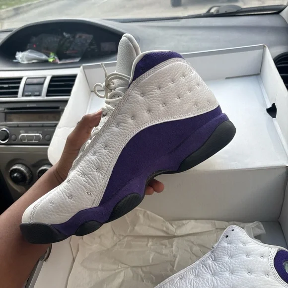 Jordan Air Jordan 13 Retro Box — White/Black/Purple Label - Picture 5 of 6